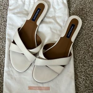 Margaux white sandals
